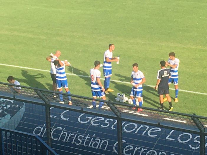 I tigrotti non si sono risparmiati nell'afa contro il Renate