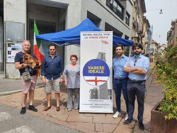 Varese Ideale in piazza per scrivere con i cittadini il programma elettorale