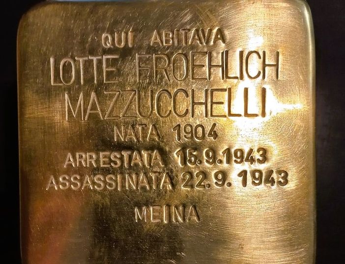 Gallarate, pietra d’inciampo per Lotte Froehlich Mazzucchelli: posa il primo di ottobre