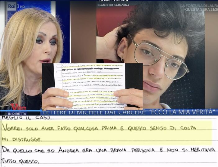 Le due lettere di Michele: «Aiutate a trovare l'arma del delitto. Andrea non si meritava questo»