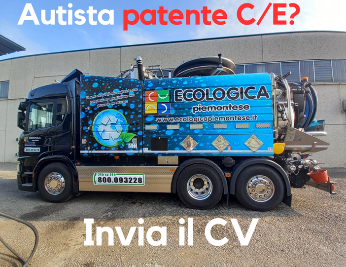 Annuncio di lavoro: opportunità per Autisti con Patente C-E in Ecologica Piemontese