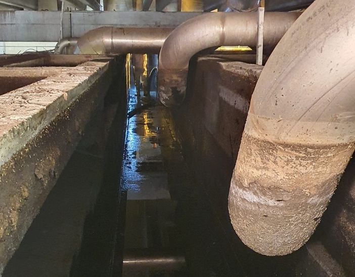 Il depuratore di Gornate Olona pulito da cima a fondo