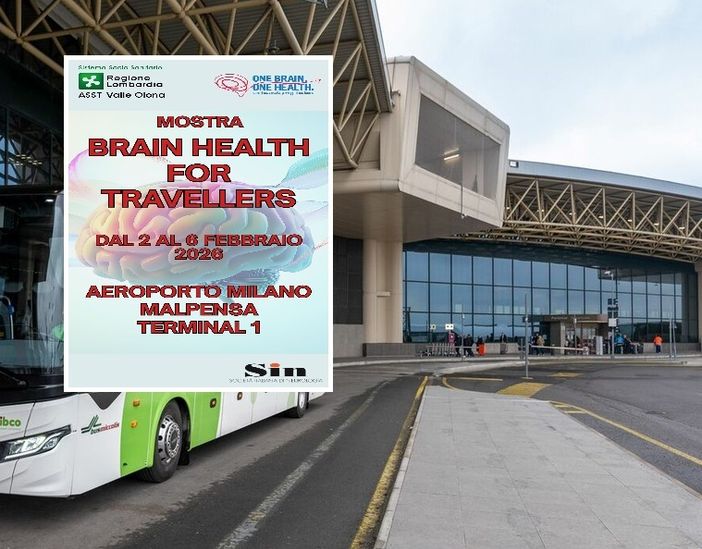 Prevenire per vivere: esposizione e info-point a Malpensa sulle patologie neurologiche, nei giorni pre-Olimpiadi