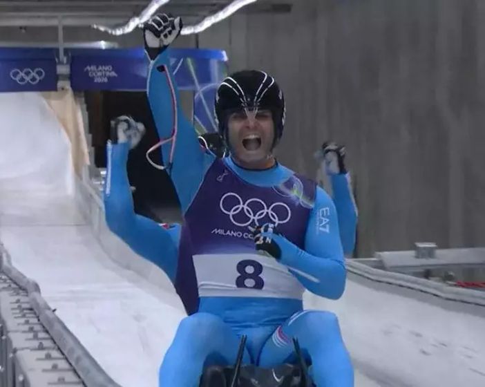 Emanuel Rieder e Simon Kainzwaldner (foto adnkronos)