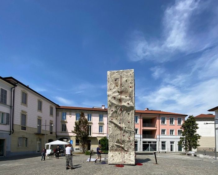 Un weekend con l’arrampicata in piazza San Giovanni