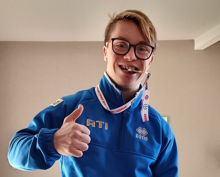 Il campione Riccardo Maino Il campione Riccardo Maino