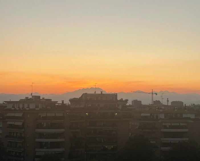 Buona serata con il tramonto di Busto Buona serata con il tramonto di Busto