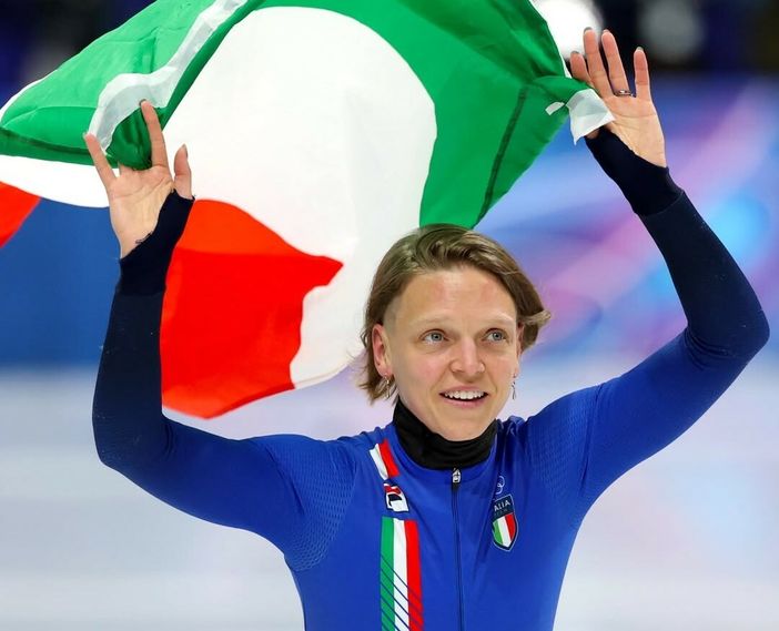 Arianna Fontana (foto instagram @milanocortina2026) Arianna Fontana (foto instagram @milanocortina2026)