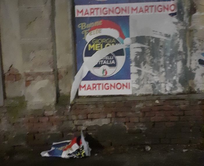 I nuovi strappi ai manifesti di Giuseppe De Bernardi Martignoni