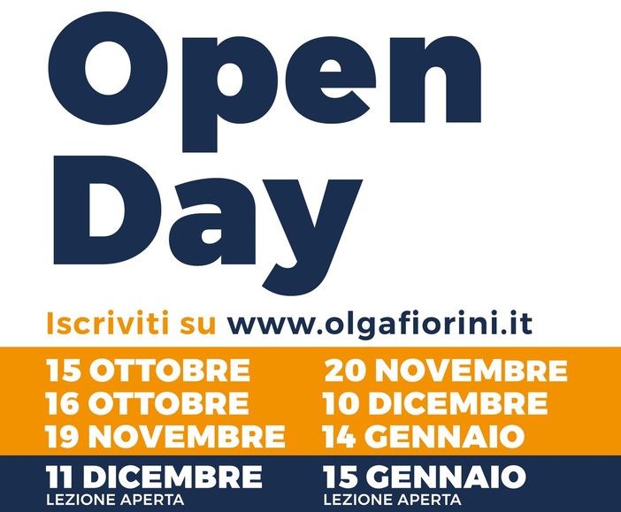 Tempo di Open day e lezioni aperte per gli istituti superiori Olga Fiorini e Marco Pantani