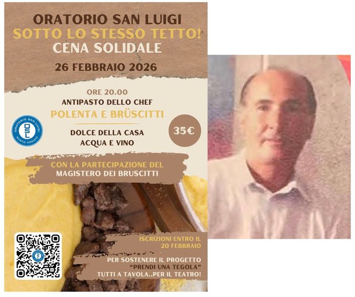 Una cena “a regola d’arte” (e a suon di bruscitti) in oratorio. Missione, aiutare a rifare il tetto Una cena “a regola d’arte” (e a suon di bruscitti) in oratorio. Missione, aiutare a rifare il tetto