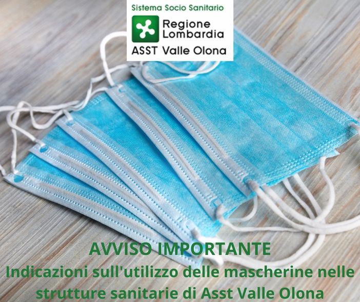 «Obbligatoria la mascherina dentro i nostri ospedali»