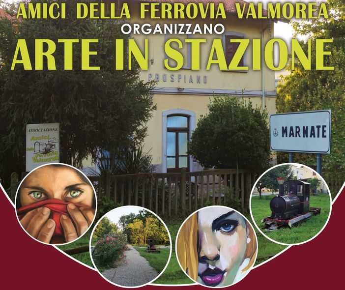 Gli Amici della Ferrovia Valmorea portano l’Arte in Stazione Gli Amici della Ferrovia Valmorea portano l’Arte in Stazione