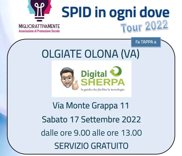 Il tour “Spid in ogni dove” fa tappa ad Olgiate