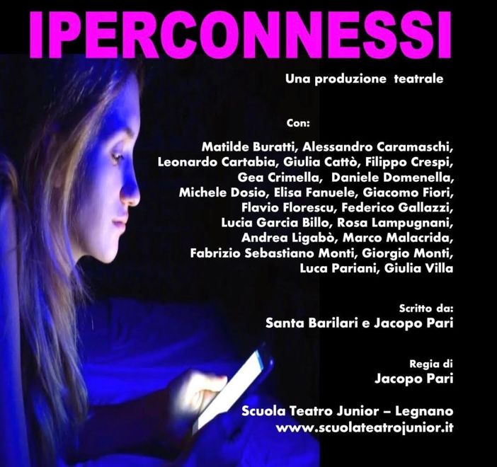 “Iperconnessi”: quando il teatro invita a guardare altrove con gli studenti dello scientifico Tosi “Iperconnessi”: quando il teatro invita a guardare altrove con gli studenti dello scientifico Tosi