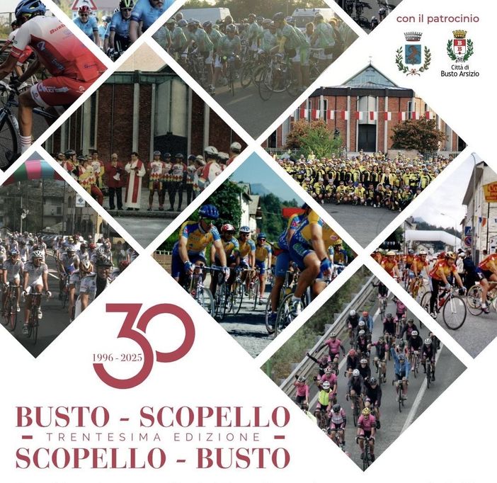 Busto-Scopello 2025: in settembre una doppia celebrazione per i trent’anni della storica manifestazione ciclistica