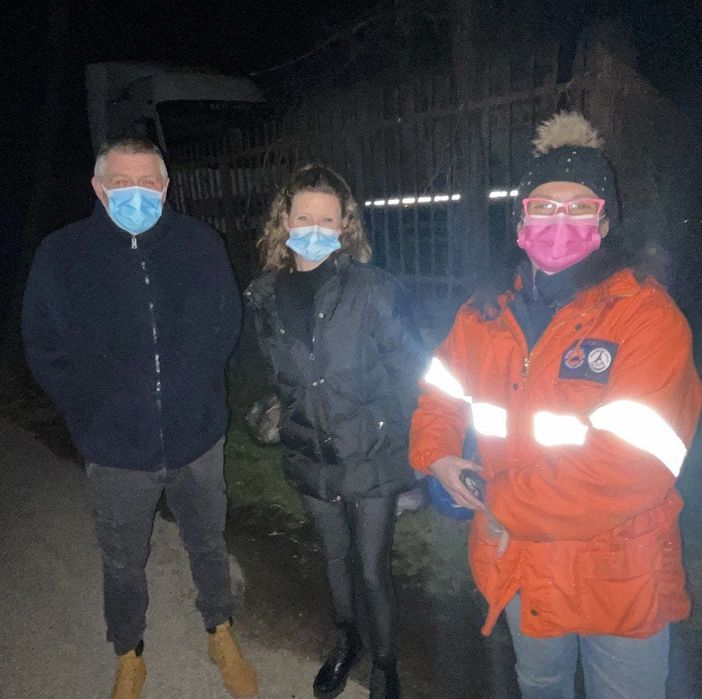 Il sopralluogo del sindaco Puricelli con Scandolara e Bighetti