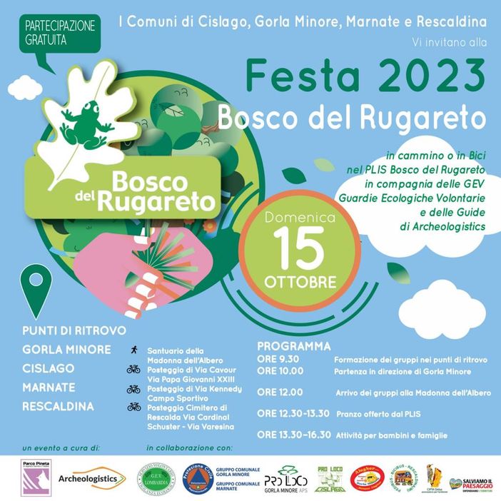 Domenica torna la festa del Bosco del Rugareto