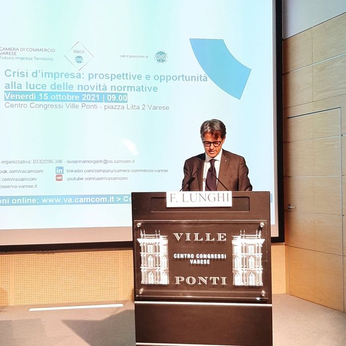 Il presidente della Camera di Commercio Fabio Lunghi Il presidente della Camera di Commercio Fabio Lunghi