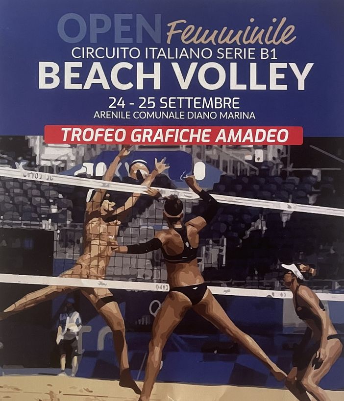 Beach volley: l’Open 2x2 fa tappa a Diano Marina