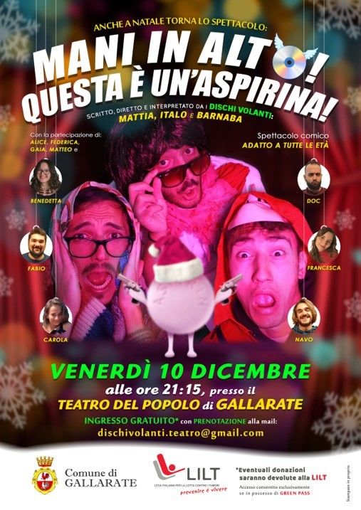 Mani in alto! I Dischi Volanti arrivano a Gallarate per la Lilt