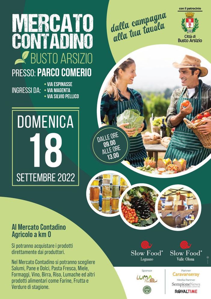 Arriva l’autunno al mercato contadino di Busto Arsizio Arriva l’autunno al mercato contadino di Busto Arsizio