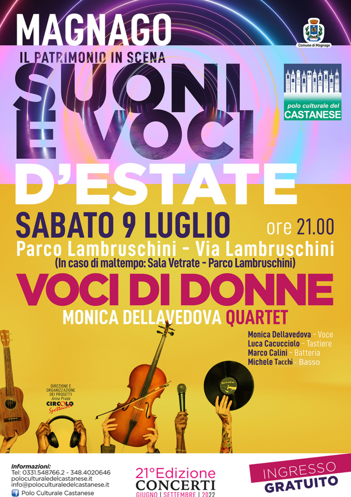 Voci di donne con Monica Dellavedova Quartet