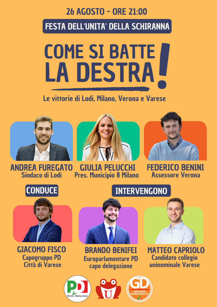 «Come si batte la destra»: gli “esempi” di Verona, Lodi e Milano alla Schiranna «Come si batte la destra»: gli “esempi” di Verona, Lodi e Milano alla Schiranna