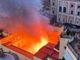 Incendio all'alba di oggi a Napoli, in fiamme il Teatro Sannazaro
