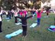 Palestra a cielo aperto all'ospedale di Busto per #ValleOlonaPinkWalk
