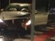 Una delle auto coinvolte nell'incidente