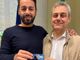 Regnicoli (a destra) con Veggian (segretario provinciale FI Monza)