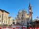 In piazza San Giovanni, la pista di pattinaggio