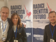 Romeo con Tovaglieri e, a destra, Monti