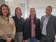 Foto di gruppo, da sinistra: Flavia Marinelli, Chiara Tesi, Valentina Rabattoni, Loredano Pollegioni