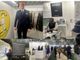 In alto a sinistra Beppe Tronconi, a lato lo stand del Centrocot di Busto e sotto altre immagini del Salone