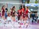 Orgoglio Uyba contro Scandicci (foto Gabriele Alemani, Lega Volley Femminile)