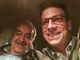 Bruno Pizzul insieme a Carlo Ferrario