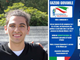 Valerio Saporiti e la locandina dell'iniziativa di domenica