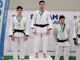 Antonio Polmo (Pro Patria Judo) sul gradino più alto del podio