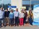 Foto di gruppo contestuale alla consegna degli attestati della campagna Tutti insieme per una strada più Sicura