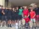 La Bustese Olonia e, in maglia verde, il neo campione regionale Matteo Turconi