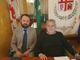 Giacomo Iametti (a sinistra) insieme al presidente Marco Magrini