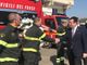 Candiani in visita ai vigili del fuoco di Varese: «Carenza di personale, ne parlerò al Ministero»