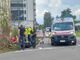 FOTO. Incidente in via Cà Bianca a Busto Arsizio: ferito un giovane motociclista di 21 anni