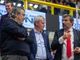 Da sinistra: Malerba, Galimberti e Pirola alla e-work Arena di Busto (foto Galbiati)