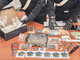 Il materiale sequestrato dai carabinieri a Malnate