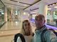 Sonia e Stefano, inevitabilmente in aeroporto