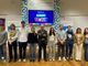 Alcuni dei ragazzi che si sono aggiudicati il bando in Camera di Commercio con il presidente Mauro Vitiello, la segretaria Anna Deligios e Roberto Gentilomo di Bcc, anche sotto nella prima foto della gallery