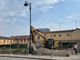 Nuovo condominio in piazza Vittorio Emanuele, ruspe in azione a Busto